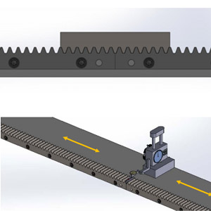 安装YYC齿条如何提高齿轮齿条的传动精度,重复定位精度不大于0.05